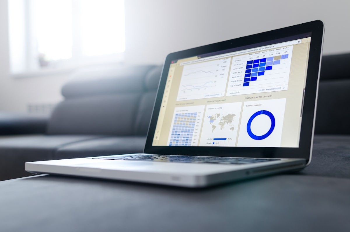 Data analytics dashboard